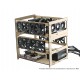 Estrutura para Rig de Minera&ccedil;&atilde;o 8 GPUs e 12 Fans MDF 6mm RM8G12F V3 - Thumb 5