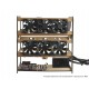 Estrutura para Rig de Minera&ccedil;&atilde;o 8 GPUs e 12 Fans MDF 6mm RM8G12F V3 - Thumb 2