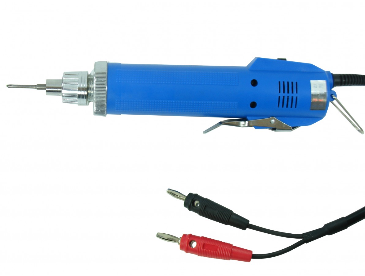 Parafusadeira elétrica com conectores banana ideal para bancadas e linhas de montagem - DN4CB- Imagem 1