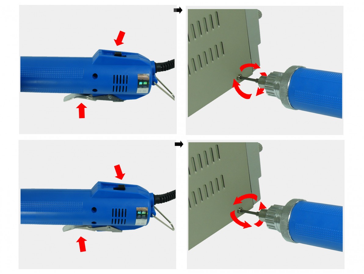Parafusadeira elétrica com conectores banana ideal para bancadas e linhas de montagem - DN4CB- Imagem 2