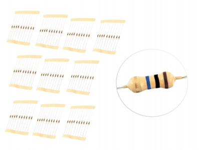 Resistor 10M 1/4W - Kit com 100 unidades - Imagem 1