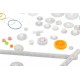 Kit de Engrenagens Pl&aacute;sticas 75 Pe&ccedil;as KE75 / Polias, Correias, Cremalheiras e Outros para Rob&oacute;tica DIY Arduino - Thumb 2
