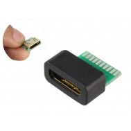 Conector Mini Hdmi V1.4 Fêmea 19 Pinos