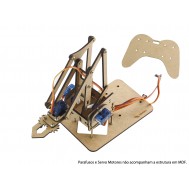 Estrutura em MDF para Braço Robótico Arduino + Manual de Montagem