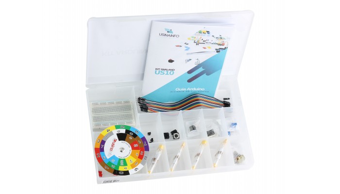 Kit Arduino Iniciante em Eletrônica 127 peças - US10  - [1018715]