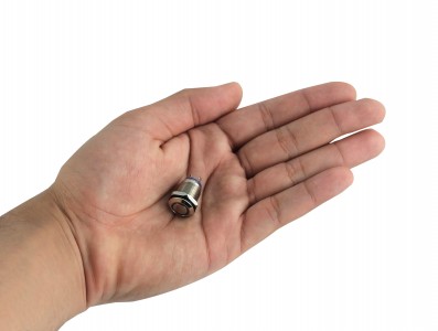 Pulsador Push Button NA 12mm em A&ccedil;o Inox com LED Azul - Imperme&aacute;vel - Imagem 5