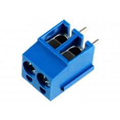 Conector Borne KRE 12mm 2 Vias Azul