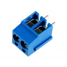 Conector Borne KRE 12mm 2 Vias Azul