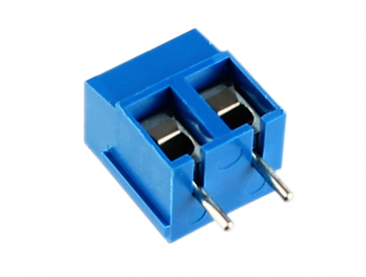 Conector Borne 12mm 2 vias azul- Imagem 2