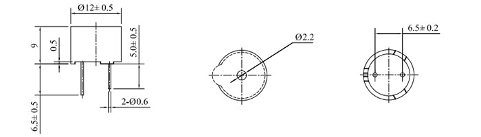 Buzzer Ativo 24V Bip Contínuo PCI 12mm - [1019074]