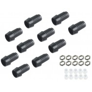 Suporte para LED 3mm Preto com Rosca - Kit com 10 Unidades