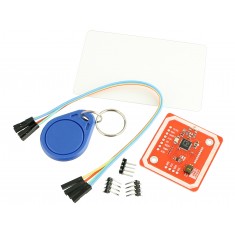 Kit Leitor RFID NFC + Tags RFID (Chaveiro + Cartão) para Arduino - PN532