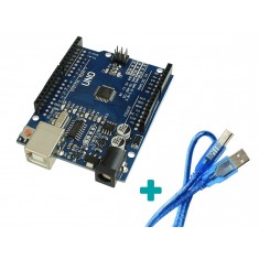 Placa Uno SMD compat&iacute;vel Arduino + Cabo USB