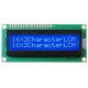 Display LCD 16x2 com fundo azul