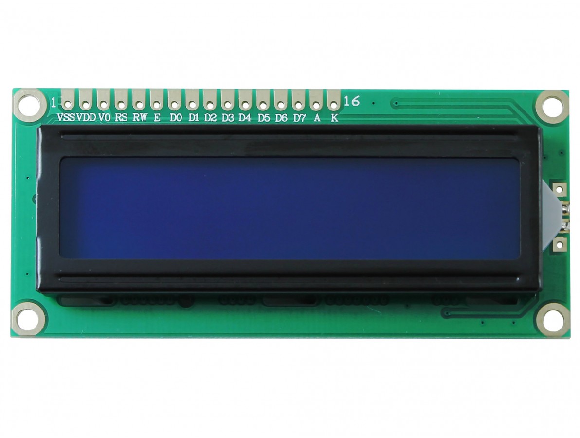 Display LCD 16x2 com fundo azul- Imagem 4