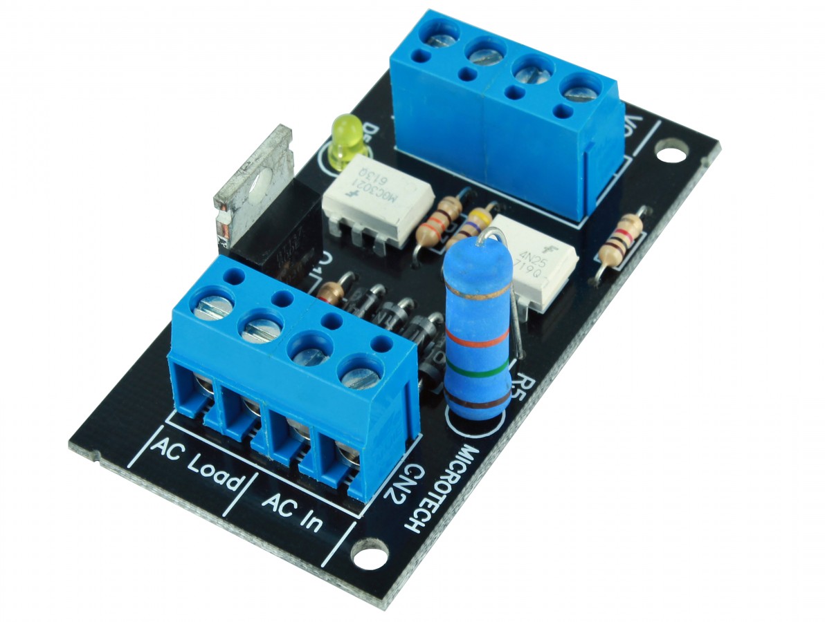 Módulo Dimmer para Arduino / Pic MC-8A com sinal Zero Cross 127V- Imagem 1