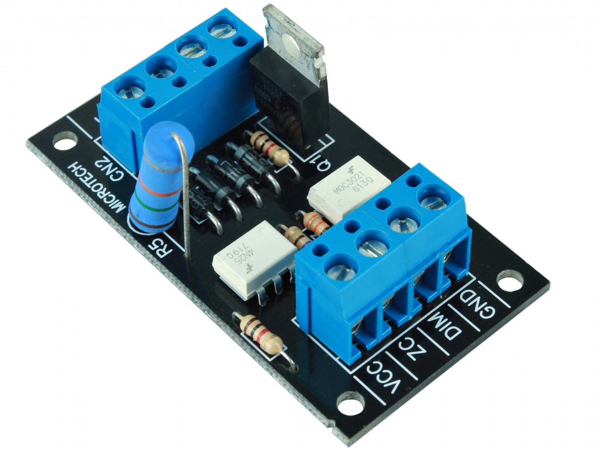 Módulo Dimmer para Arduino / Pic MC-8A com sinal Zero Cross 127V- Imagem 2