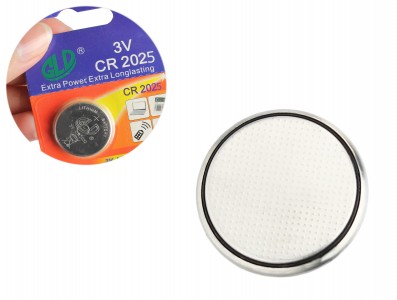 Bateria CR2025 3V de Lithium / Pilha CR2025 - GLD - Imagem 1
