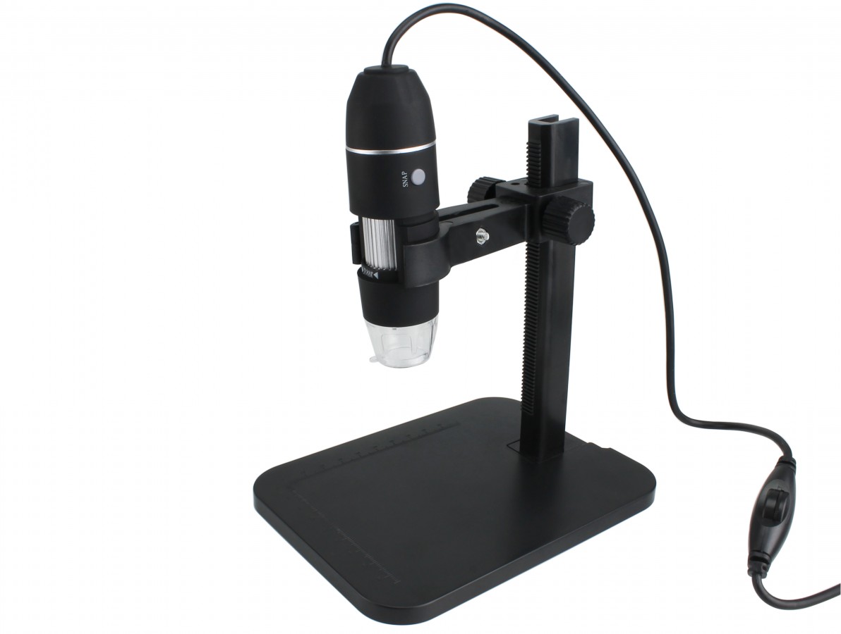 Microscópio Digital USB Zoom 1000X + Suporte com Ajuste de Altura - US1000- Imagem 1