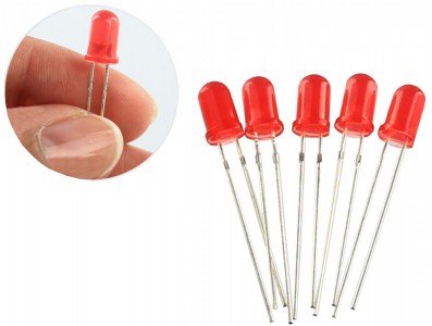 ED Vermelho 5mm Difuso - Imagem 1