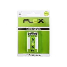 Bateria 9V Alcalina Flex