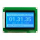 Display LCD 128×64 Pixels com fundo azul - Thumb 1