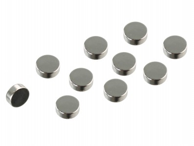 Imã De Neodímio N50 Super Forte 10mm X 4mm - Kit com 10 Unidades - Imagem 1