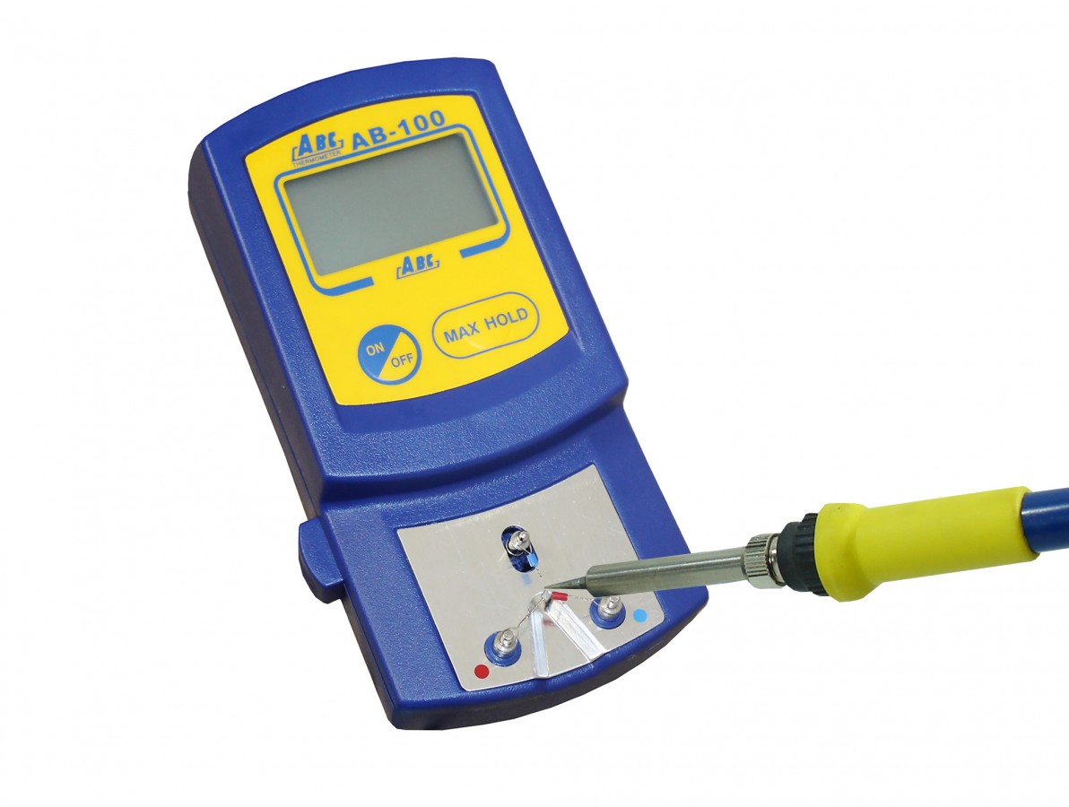 Termômetro digital para medir a temperatura da ponta do ferro de solda - FG100