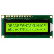 Display LCD 16x2 com fundo verde