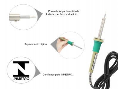 Ferro de solda Hikari Plus - SC60 - Imagem 4