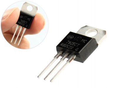 Regulador de Tensão 7805 5V 1A para Projetos - Imagem 1