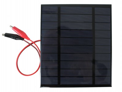 Mini Painel Solar Fotovoltaico 5V 500mA - 130x150mm - Imagem 1