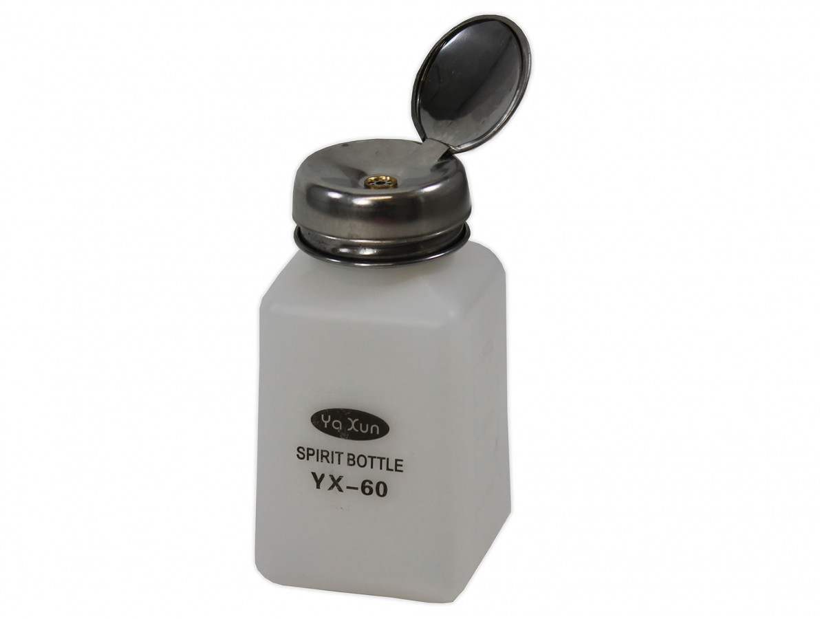 Dispenser / Pote para Álcool Isopropílico, Fluxo e Líquidos - 180ml - YX60- Imagem 2