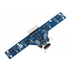 Sensor de Linha IR BFD-1000 5 Canais com Sensor de Obst&aacute;culo e Impacto