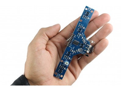 Sensor de Linha Infravermelho BFD-1000 Com 5 Sondas + Detector de Dist&acirc;ncia e Impacto Mec&acirc;nico - Imagem 2