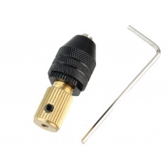 Mini Mandril Micro Retífica 0,3 a 3,5mm / Mandril para Motor com Troca Rápida