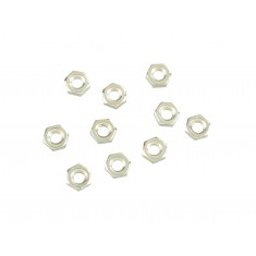 Porca M3 x 5.5mm Metálica - Kit com 10 unidades