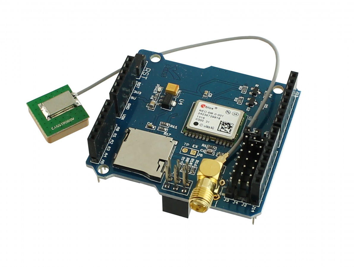 Arduino gps shield elecrow antena usinainfo