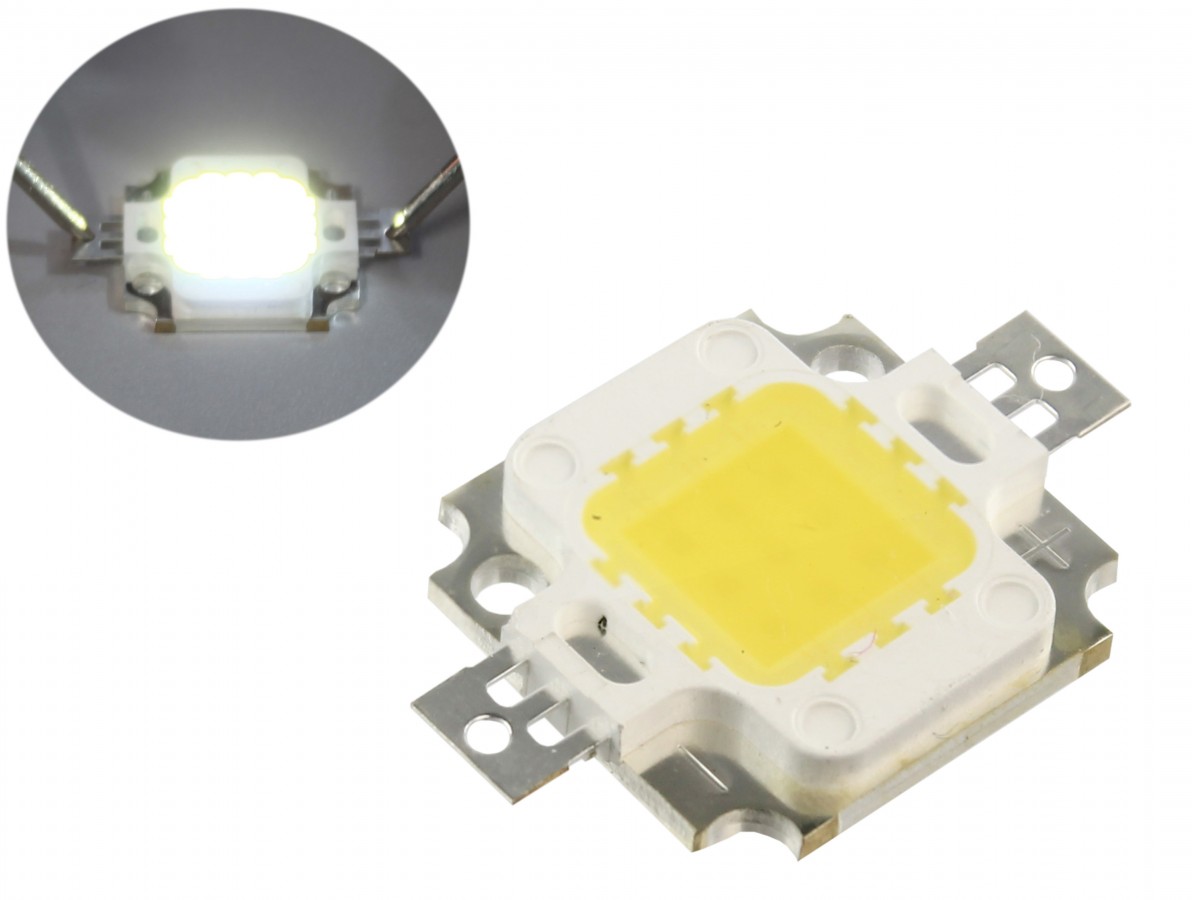 LED Branco 10W de Alta Potência - Epistar- Imagem 1