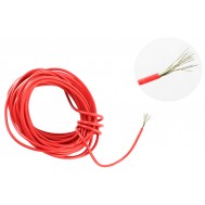 Cabo Flexível TiaFlex 5m Fio 0,50mm² 20AWG - Vermelho