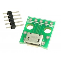 Módulo Adaptador Micro USB Fêmea para DIP