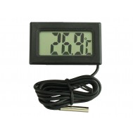 Termômetro Digital para Painel -50 a 110°C - Preto