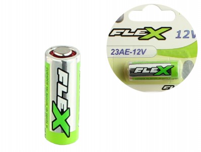 Pilha 12V 23A Alcalina / Bateria 23AE - FLEX - Imagem 1