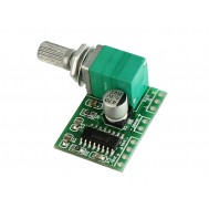 Mini Amplificador de Som PAM8403 Estéreo 2 Canais 3W + 3W com Ajuste de Volume