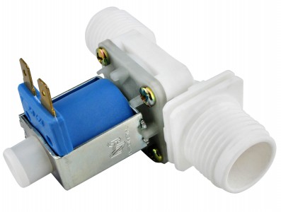 Válvula Solenoide para Água 12V NA 180° ( 3/4 x 3/4) - Imagem 1