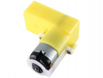 Motor DC 3-6V 200RPM com Caixa de Redução em L 90° 48:1 - Imagem 1
