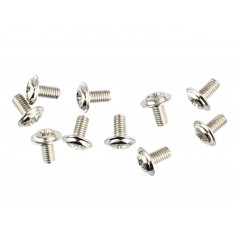 Parafuso M3 x 6mm Metálico - Kit com 10 unidades 