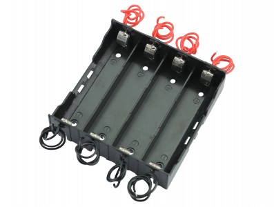 Suporte para Bateria 18650 Li-ion - 4 Slots Independentes - Imagem 1