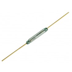 Reed Switch Chave Magnética Ampola Reed Dourada 14x2mm