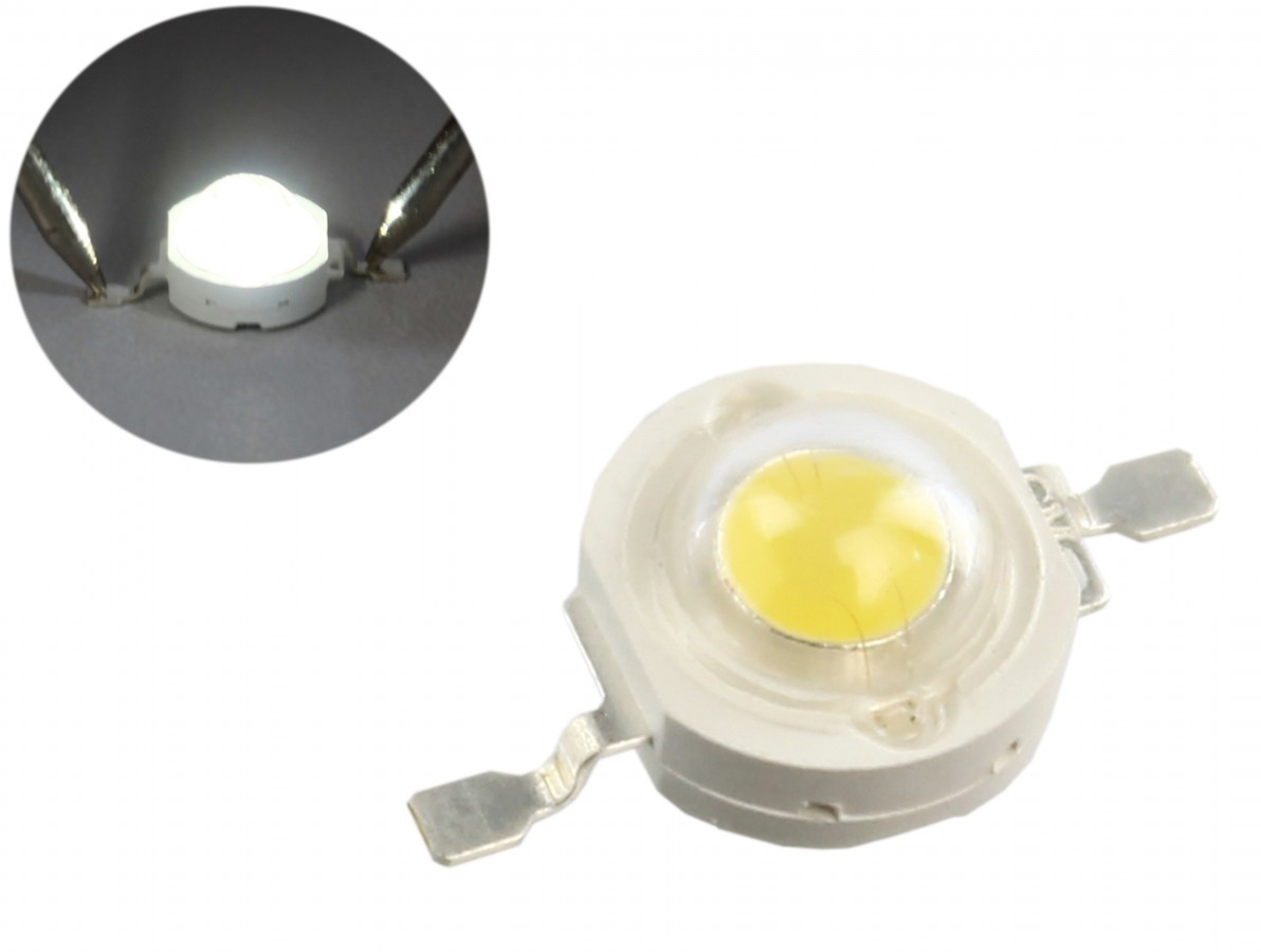 LED Branco 3W - Epistar- Imagem 1